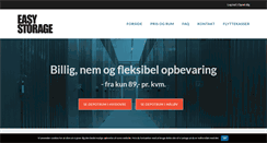 Desktop Screenshot of easystorage.dk
